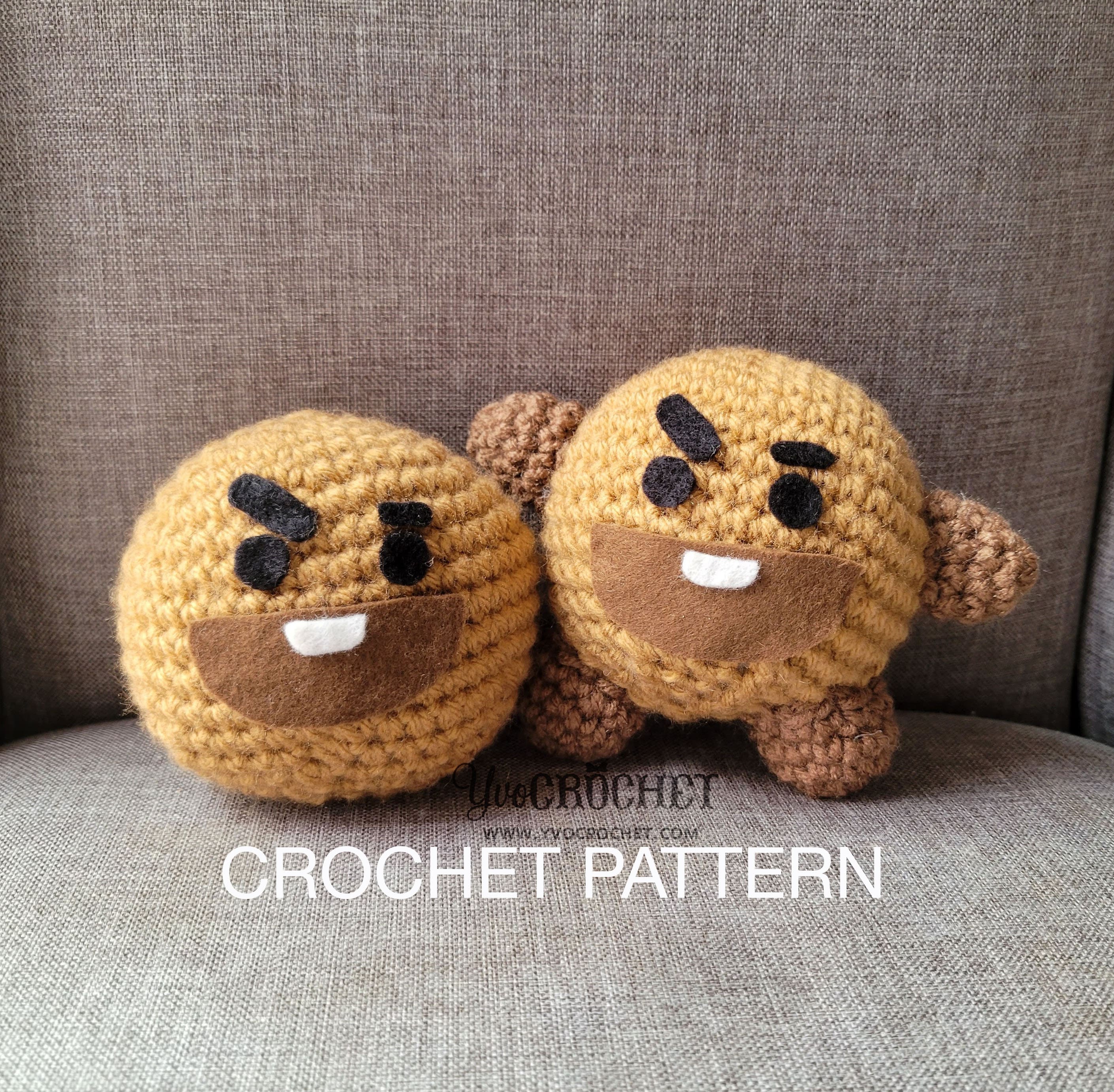 BT21 Shooky Crochet Pattern - Etsy