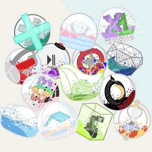 Große Bubble Lightstick Sticker – KPOP Boygroup Fanart | K-Pop inspiriert | Bunte Vinyl Sticker für dein Journal, Handy & Laptop, Waterproof