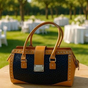 Women&#39;s handbag, handmade leather bag, top-handle bag, studded leather bag, women&#39;s shoulder bag, gift for her, Ubrique