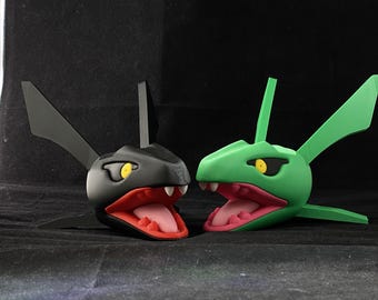 3D Printed Rayquaza-Inspired Console Controller Holder | Perfect for Gamers and Pokémon Fans | Not affiliated with Nintendo or Pokemon