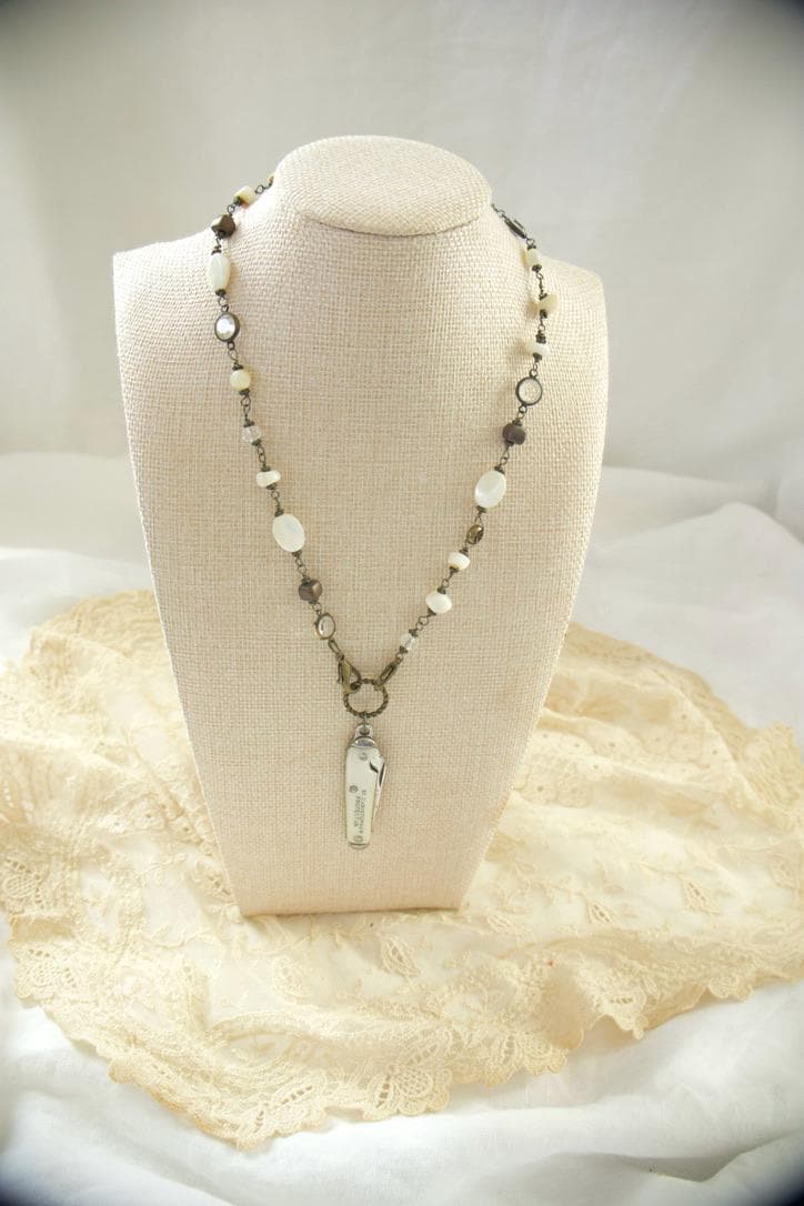 Found Object Necklace - Etsy