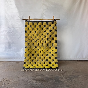Multi options Checkered rug, Handmade Moroccan Berber rug, Large area rug, Hand knotted Moroccan wool rug, Tapis berber carreaux, 9x12 ft