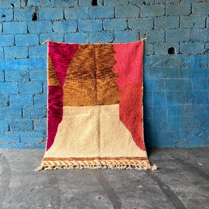 Stunning Moroccan Colorful rug, Handmade Berber wool rug, Authentic area rug, Tapis berbere coloré, Large area rug, Teppich, Bohemian 9x12ft