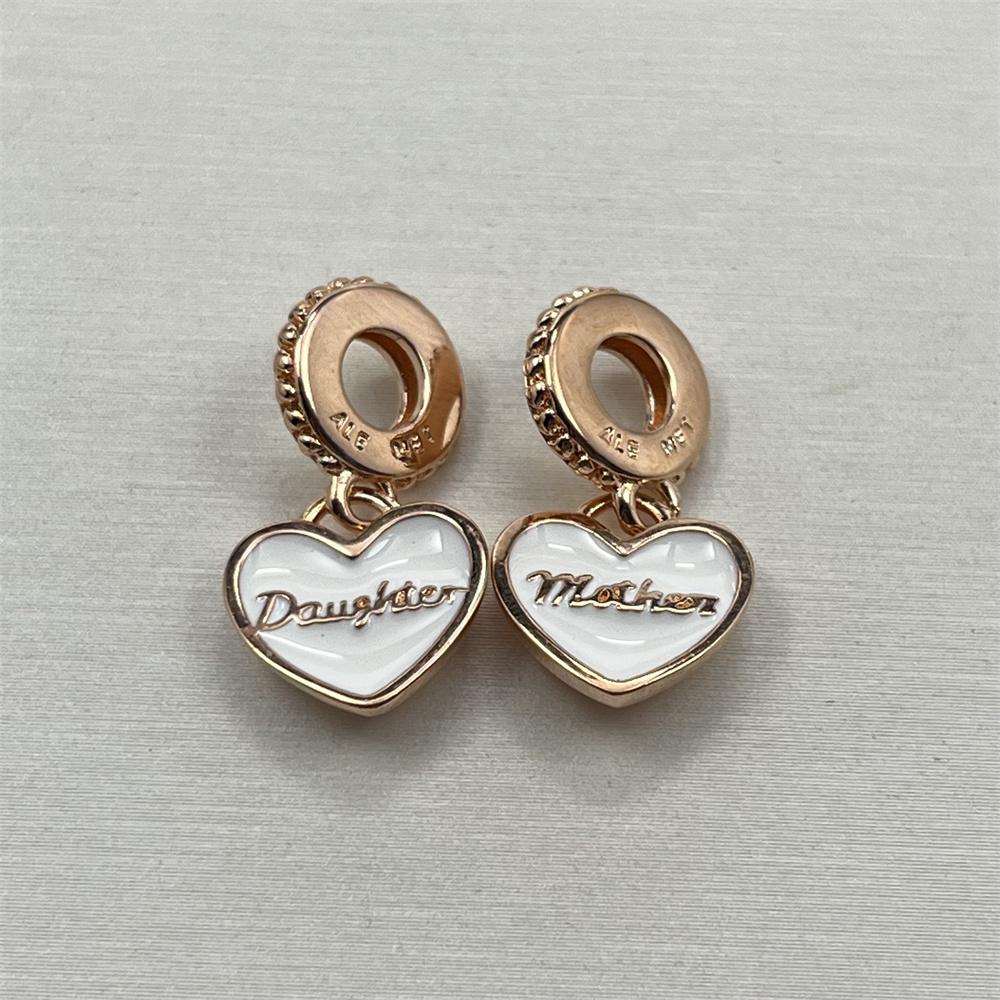 Pandora Rose Gold Daughter Charms