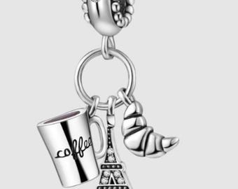 Pandora Paris Eiffel Tower Charm - 925 Sterling Silver Charm For  Bracelet - Gift For Her - Christmas Gift - Birthday Gift