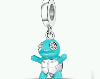 Charm Pandora de Tortugas Dinosaurio - Charm de plata de ley 925 para pulsera Pandora - Regalo para ella - Regalo de Navidad - Regalo de cumpleaños