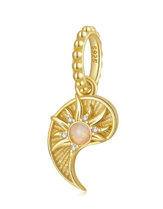 Buy Pandora Sun Pendant Charm, Charm for Bracelet, 925 Sterling