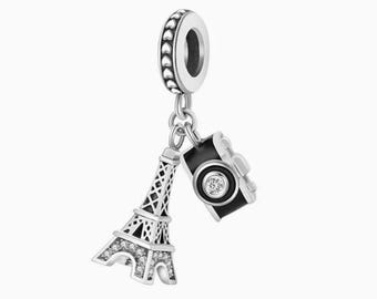 Pandora Eiffel Tower Charm Fit For  Bracelet , 100% Genuine 925 Sterling Silver Charm , Best Gifts , Christmas Gift , Gift For Her