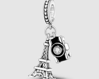 Pandora Eiffel Tower Charm - 925 Sterling Silver Charm For  Bracelet - Gift For Her - Christmas Gift - Birthday Gift