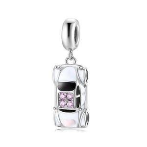 Pandora car charm 925 sterling silver fit for pandora bracelet, - Gift For Her - Christmas Gift - Birthday Gift