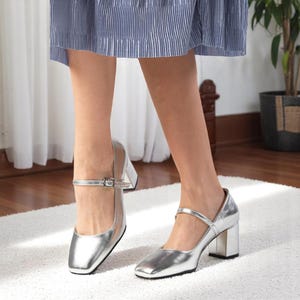 Elegant Ankle Strap Wedding Shoes for Women | Comfortable Bridal Heels, Bridesmaid Low Block Heels