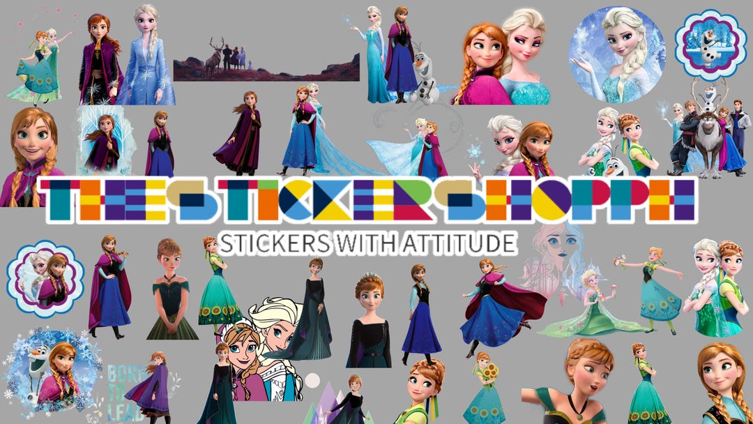 Frozen Bundle, Best Sticker Design All Anime Design, Png , Specially ...