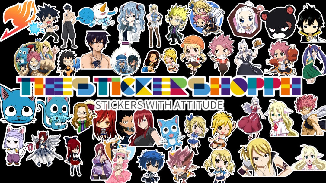 Fairy Tale Bundle: Top Anime Sticker Designs, High-quality Pngs ...