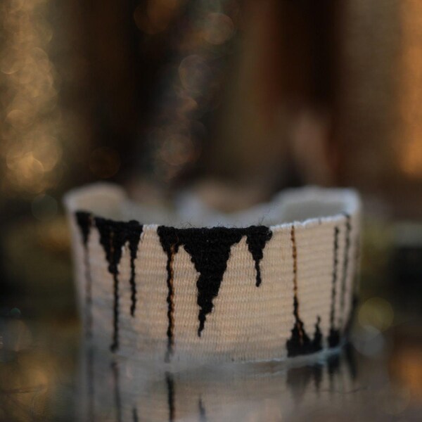 Handwoven bracelet | Limited Edition | Textile Jewelry | Boho Chic | Minimalist Bracelet