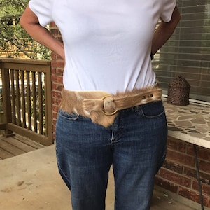 Axis Deer Skin Belt