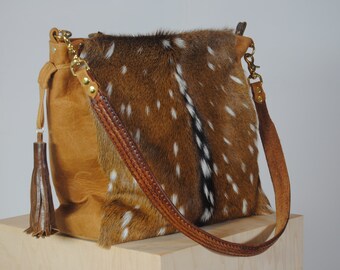 バッグ NICENESS ROGER DEER LEATHER BAG NICENESS 22AW ROGER DEER LEATHER BAG Exclusive shoulder bag