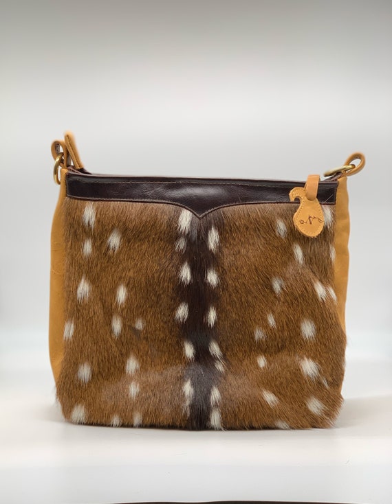deer hide purse