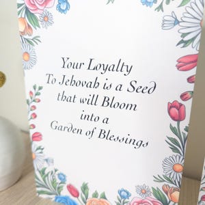 JW Encouragement Card / JW Gift / La vita migliore di sempre / JW Greetings Cards / Convention Gift Card / jwcard / Regalo battesimo / Pioneer Gift Card