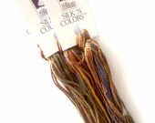 Golden Globe SNC LTD ed.Silk N Colors Hand Dyed by The Thread Gatherer.Cross Stitch Embroidery Floss. Embellishment. Crazy Quilting.