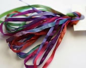 Silken Ribbons 4mm by The ThreadGatherer. SR4 994 Kaleidoscope