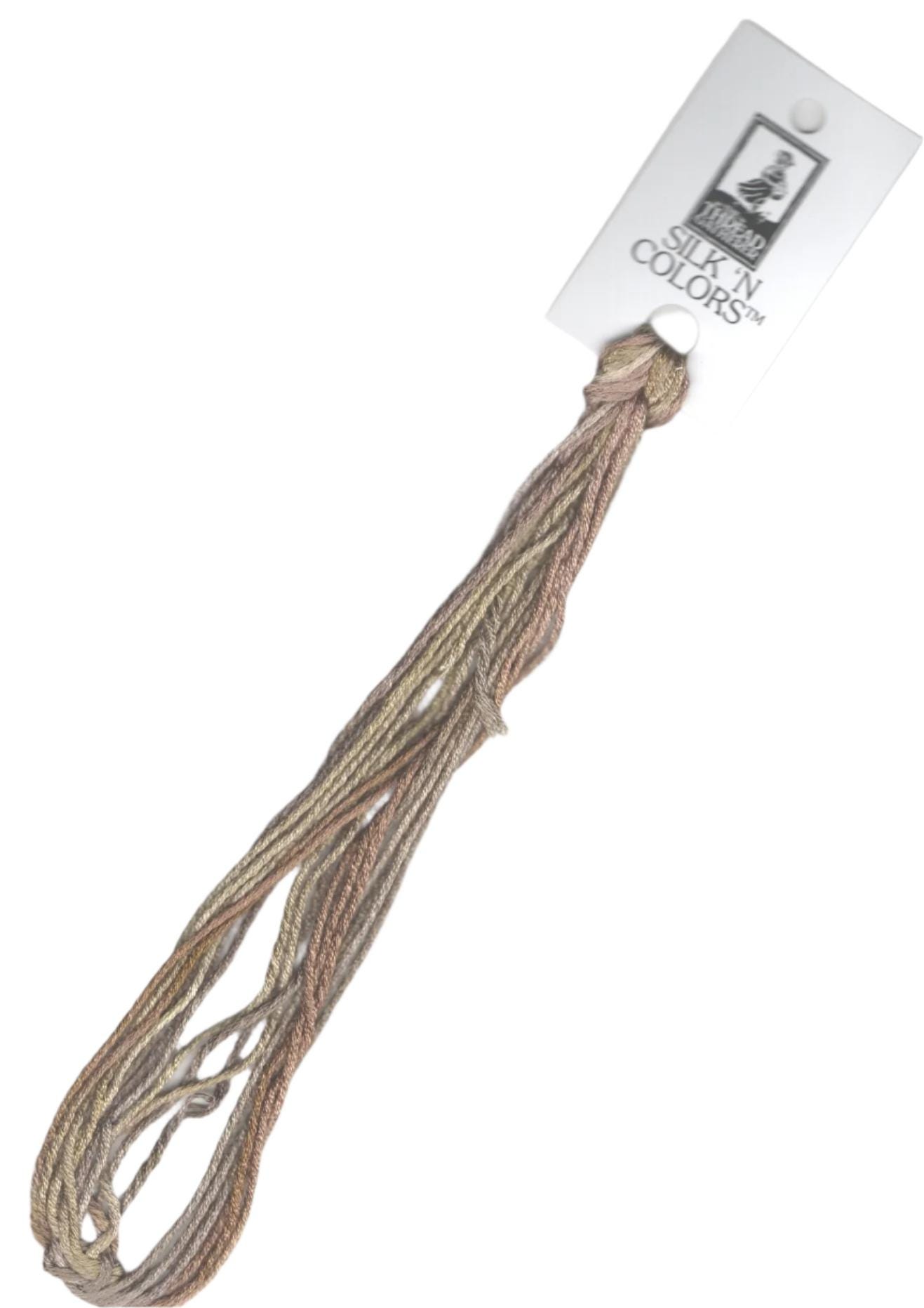 SHARE SPIRIT MARIA SILK TK シルク素材 ピストルズ Silk' N Colors 999 Wood Smoke Hand-dyed Silk Embroidery Floss: 5