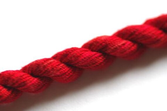 In the Reds SP5 063. Silk Pearl 5 A Hand Dyed by the Thread