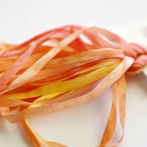 Silken Ribbons 4mm by The ThreadGatherer.. SR4 011 Butternut