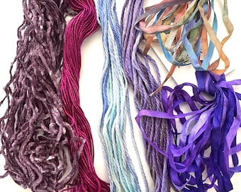 Medley of Berries Thread Pack hand dyed by The ThreadGatherer