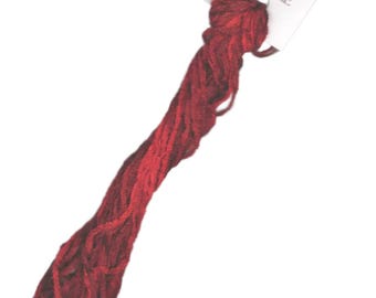 Silken Chenille SC 063 In The Red's Chenille Thread. Embroidery, Needlepoint, slow stitching  By TheThreadGatherer.