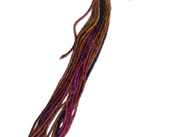 SNC 254 Midsummer Vinyard  Familiar Silk Embroidery Floss, Hand Dyed Thread Gatherer