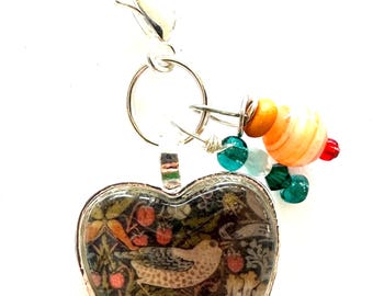 Bird Heart Scissor Fob by The Thread Gatherer