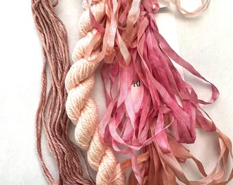 First Kiss Thread Pack hand dyed by The ThreadGatherer