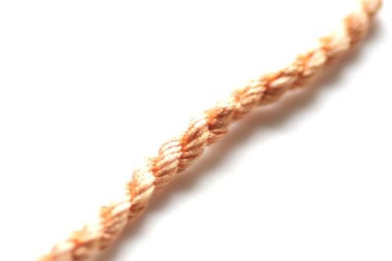 Silk /'n Colors 031-Soft Apricot Made by TheThreadGatherer Silk Embroidery Floss Hand Dyed Floss Cross Stitch Thread Needlepoint