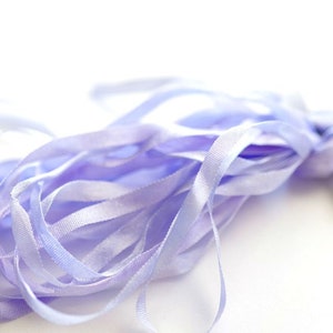 Silken Ribbons 4mm by The ThreadGatherer. SR4 139 Wintered Lavender.