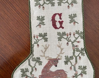 Stockings for Gage: Gage's Deer Stocking by Sherelyn Whiteman of Barbery Row
