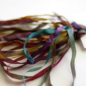 Seidenbänder 4 mm von The ThreadGatherer. SR4 193 Juwelen des Nils. Seidenband
