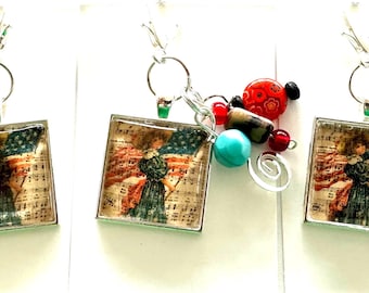Scissor Fobs Americana Themed by The Thread Gatherer