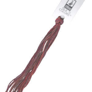 Autumn Twilight Hand Dyed Silk Embroidery Floss, 5 yards