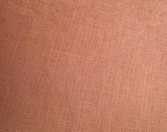 Coral Mums 32-count Cross Stitch Linen (18" x 28")