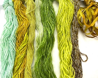 Scottish Spring Thread Pack hand dyed by The ThreadGatherer