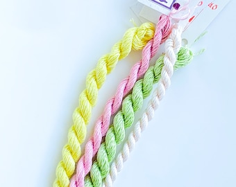 Silk Floss Silk Threads Limited Edition Set Heather & Sand Specialty Embroidery Floss Handdyed by TheThreadGatherer Silk Floss Silk Threads Limited Edition Set Heather & Sand Specialty Embroidery Floss Handdyed by TheThreadGatherer