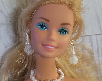 Glass Millefiori Boho Hippie Flower Doll Necklace Jewelry 1/6th Scale Fashion Dolls