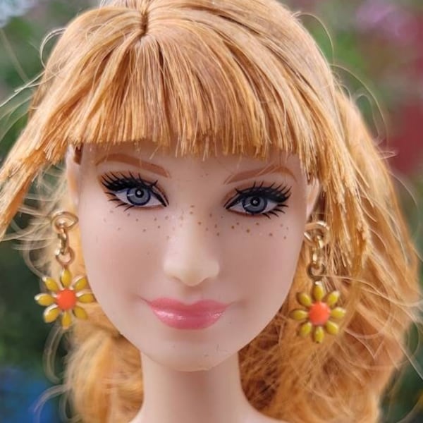 Spring Daisy Earrings for Fashion Dolls