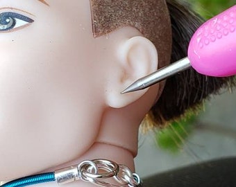 Piercing Tool for Non Pierced Doll Ears Fashion Dolls 2 different sizes
