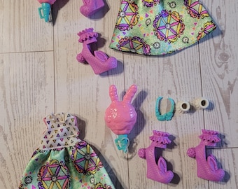 Monster High Doll Replacement Pieces for Ever After High Carnival Date Bunny Blanc