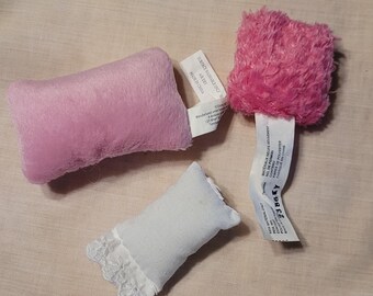 Vintage Doll Throw Pillows Lot of 3 Dollhouse