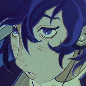Persona 3 Makoto Yuki Full Moon Print