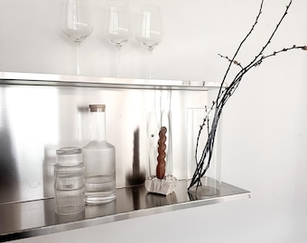 Minimalist Chrome Wall Cabinet