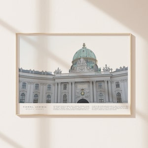 Vienna Hofburg Palace Print, Wall Art, European Design, Interior Decor, Travel Memories, Imperial Architecture, Gift Idea (DIGITAL DOWNLOAD)