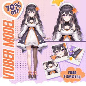 Aangepast live2d Vtuber-model klaar voor gebruik | Pngknol |  Live2d-modelcommissie | Vtuber-commissie | Anime-kunst | Vtuber-model | Vtuber-items